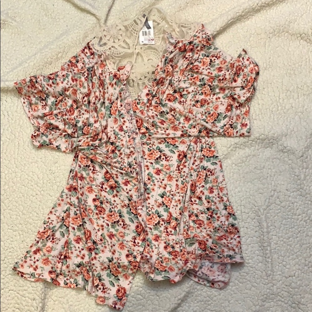 Floral Vanity shawl size medium
